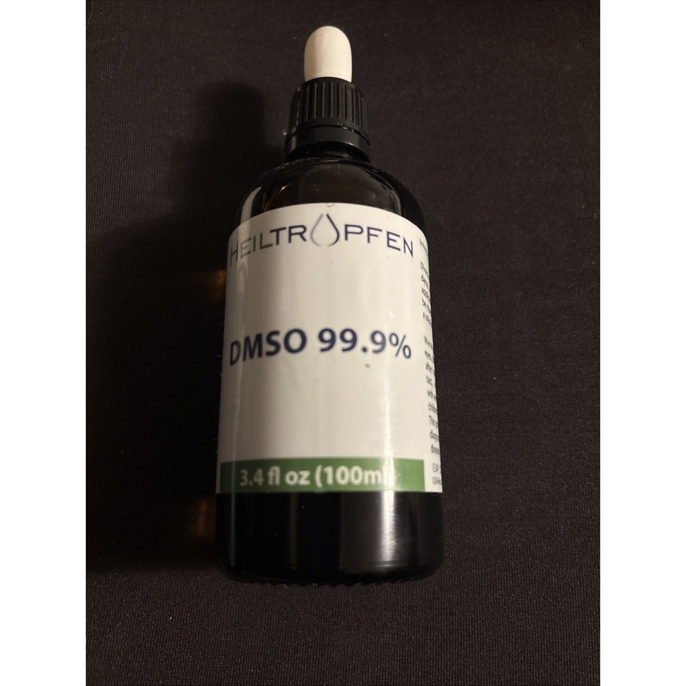 Heiltropfen DMSO 99.9% 3.4 Oz Dimethyl Sulfoxide Liquid